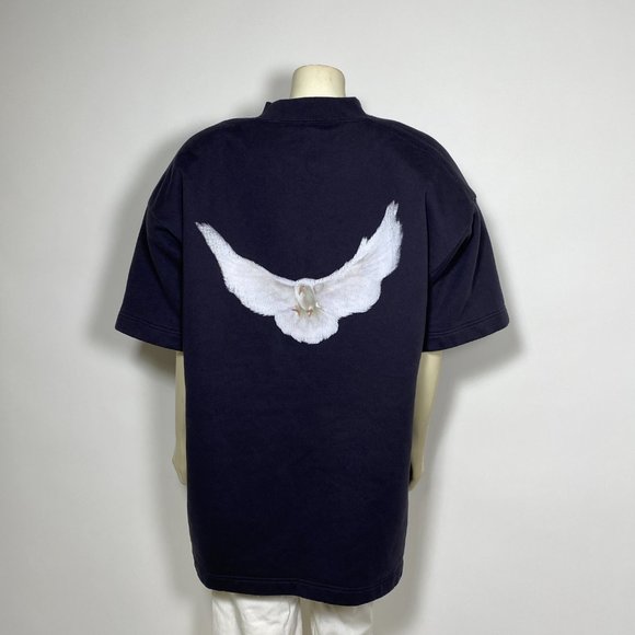 YZY GAP Engineered by BALENCIAGA Charcoal Sweatshirt Tee w/Dove - Picture 4 of 7